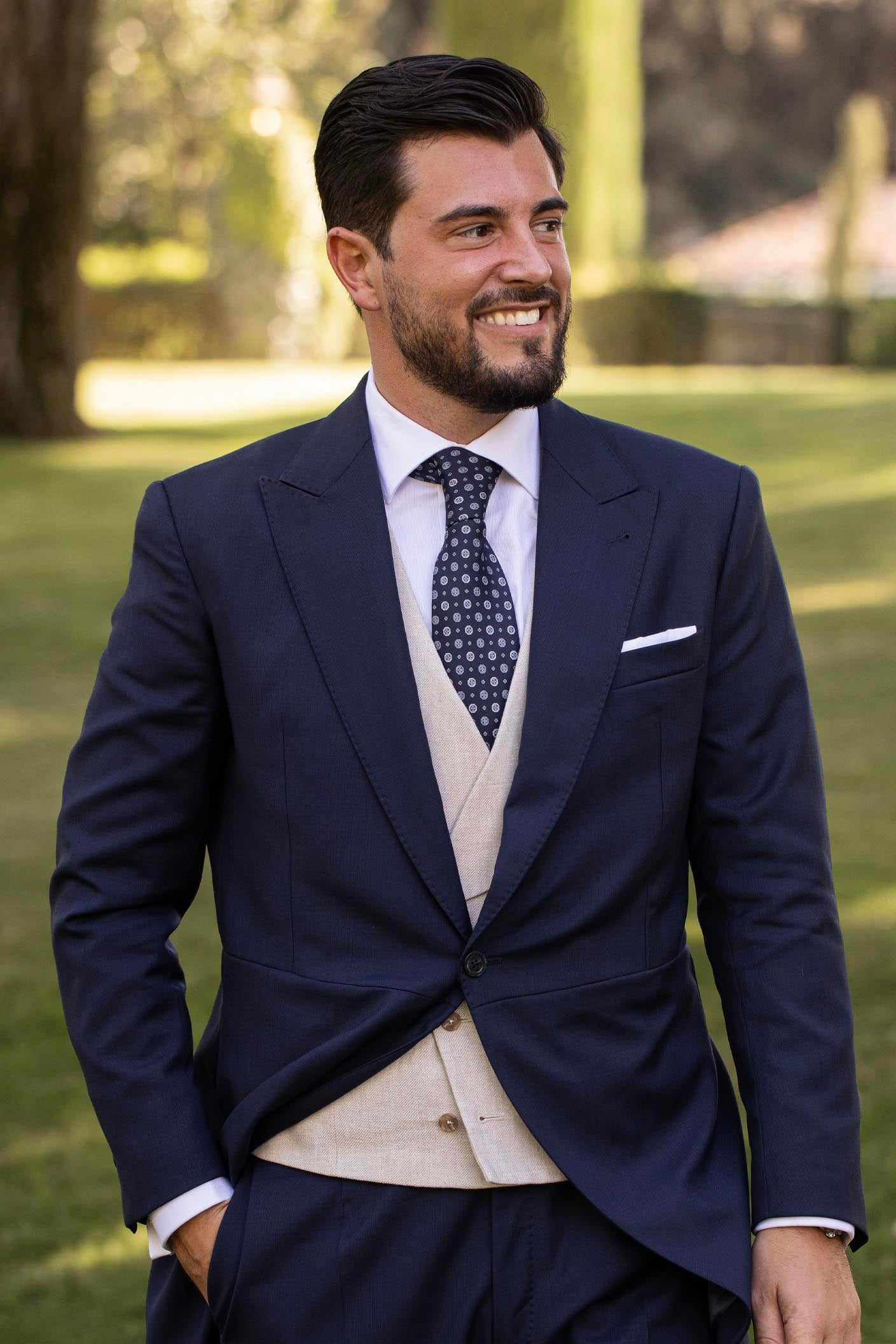 Vestir Chaque Scalpers Azul Marino Chaque A Medida Precio CHAQUÉ