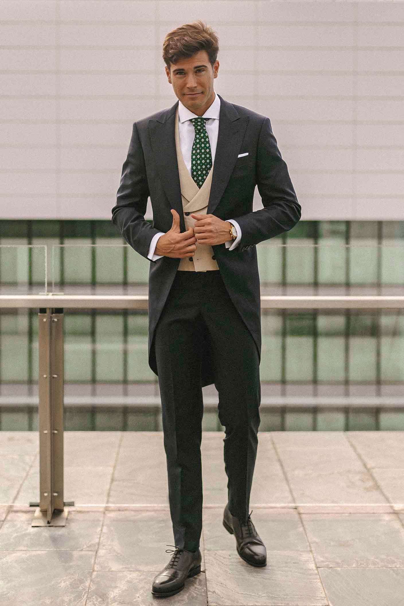 Chaque Clasico Corbatas Para Chaque De Padrino Morning Suits