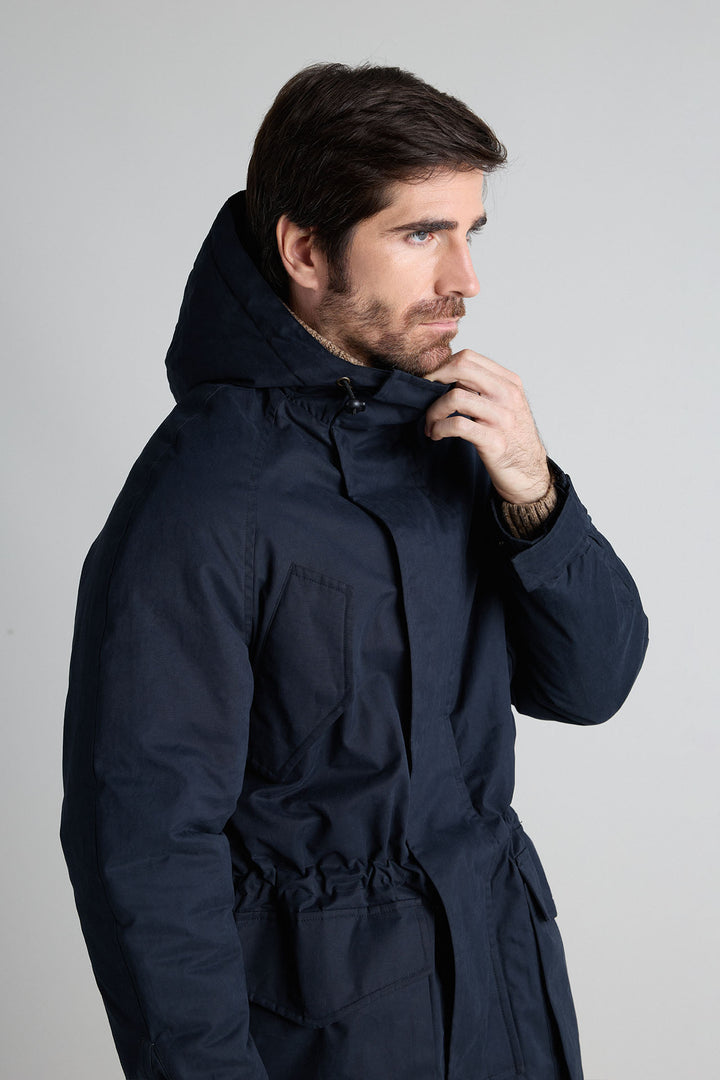 PRE ORDER - Parka Técnica Azul Marino 320gr. Water Resistant