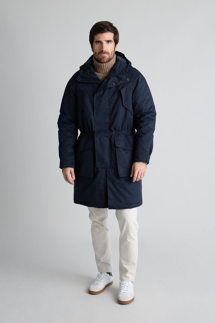 PRE ORDER - Parka Técnica Azul Marino 320gr. Water Resistant