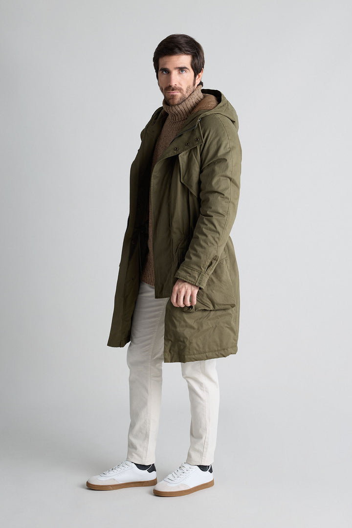 PRE ORDER - Parka Técnica Verde caza 320gr. Water Resistant