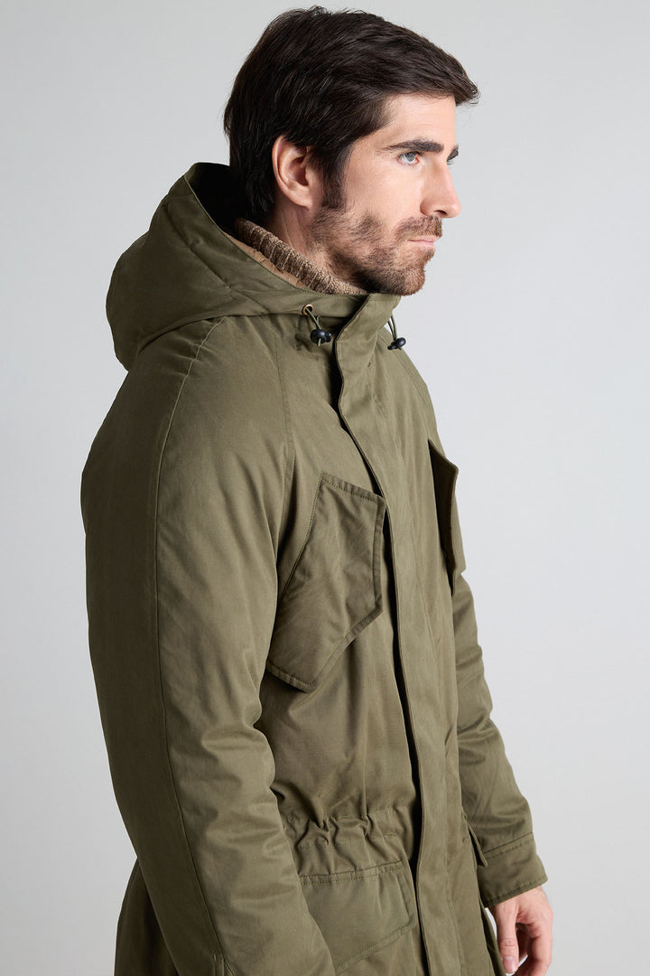 PRE ORDER - Parka Técnica Verde caza 320gr. Water Resistant