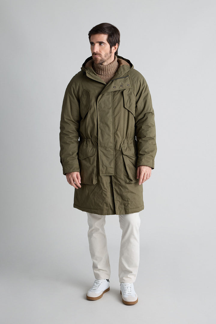 PRE ORDER - Parka Técnica Verde caza 320gr. Water Resistant