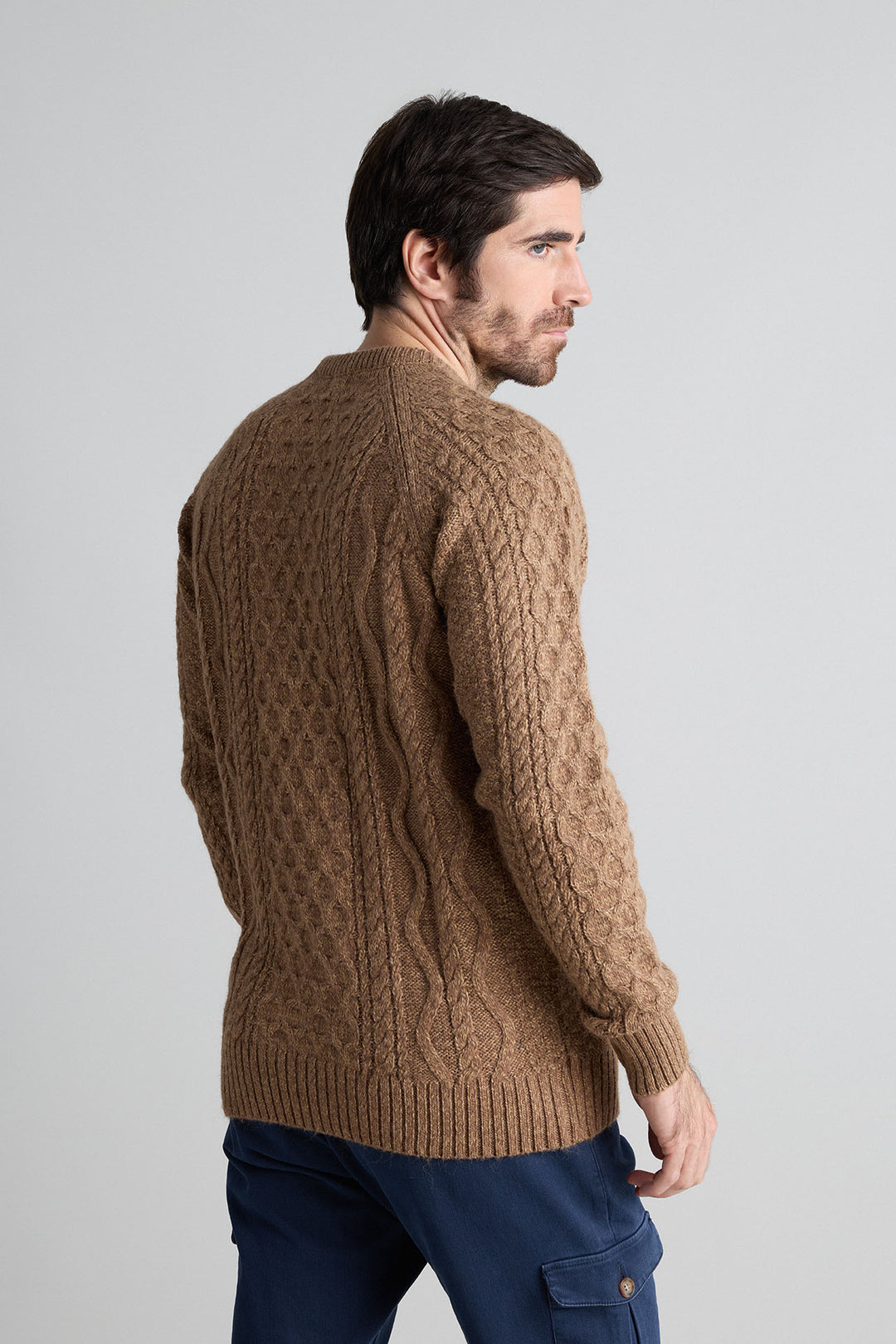 Jersey Ochos Ocre Cuello Herradura