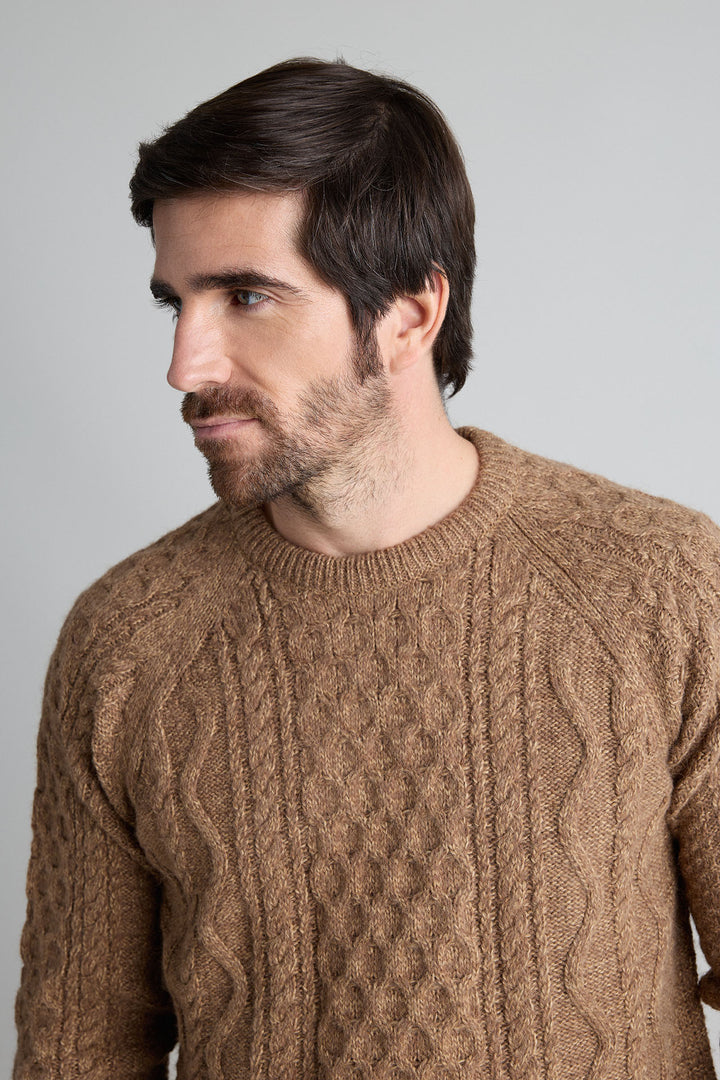 Jersey Ochos Ocre Cuello Herradura