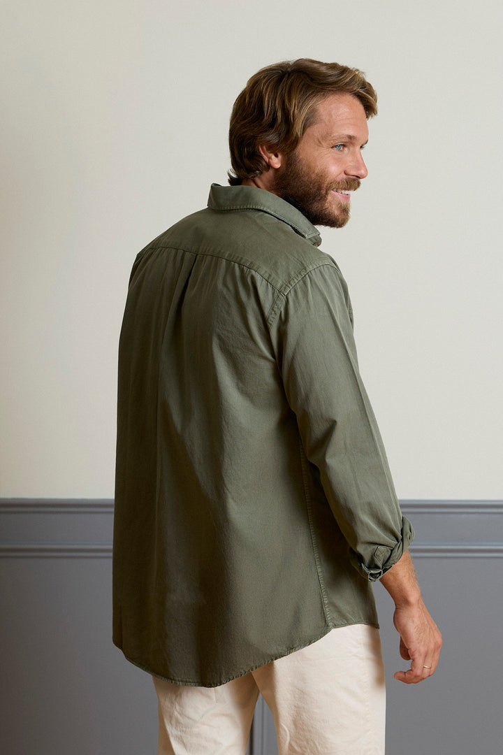 Navy Blue Honeycomb Shirt 100% Cotton