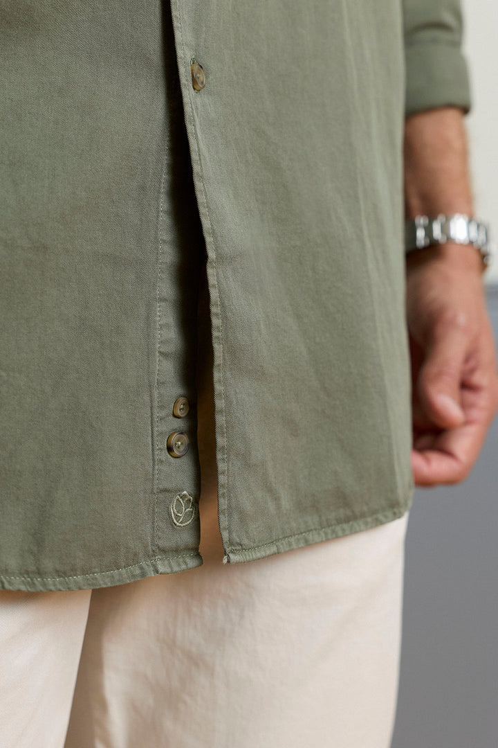 Navy Blue Honeycomb Shirt 100% Cotton