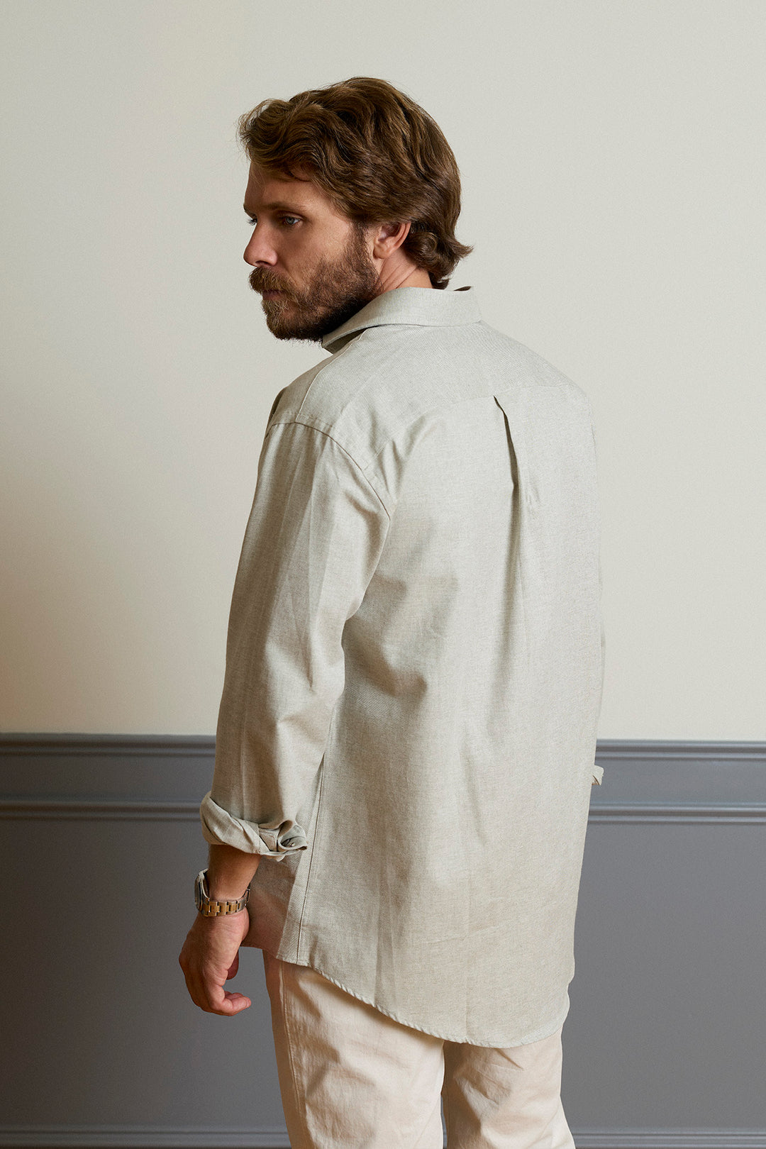 Navy Blue Honeycomb Shirt 100% Cotton