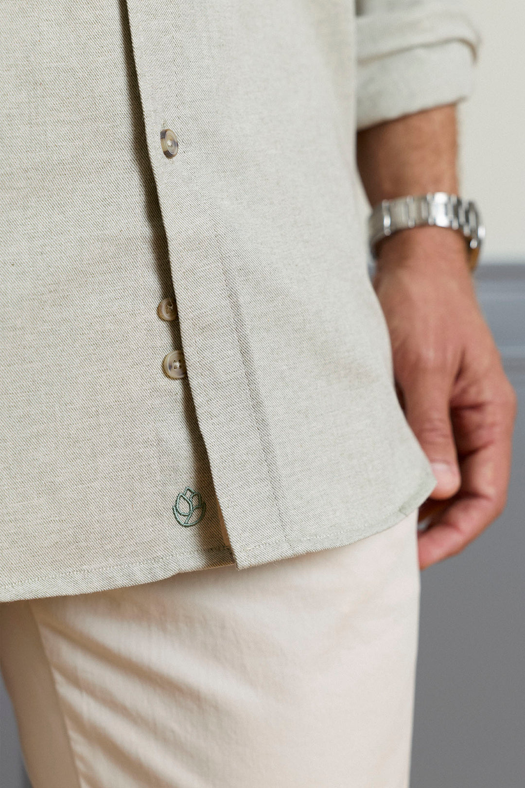 Navy Blue Honeycomb Shirt 100% Cotton