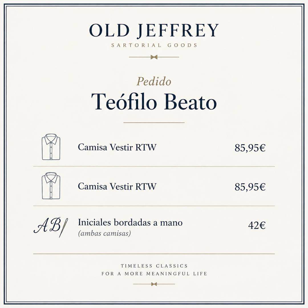 PEDIDO TEOFILO BEATO