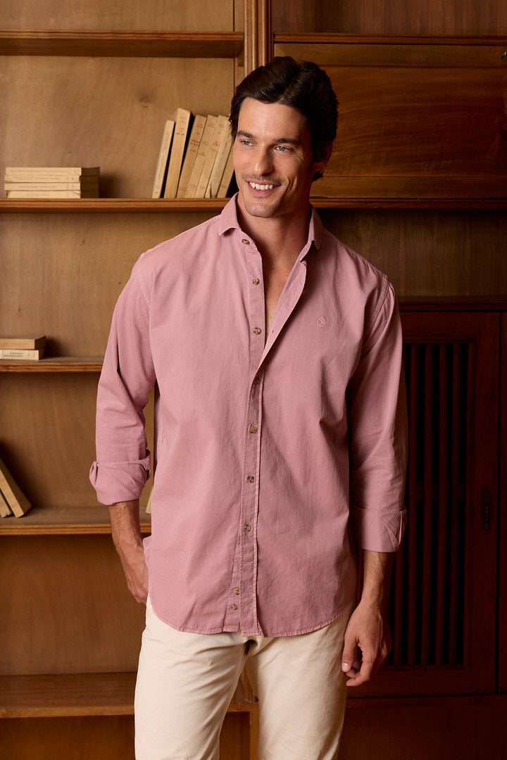 Navy Blue Honeycomb Shirt 100% Cotton