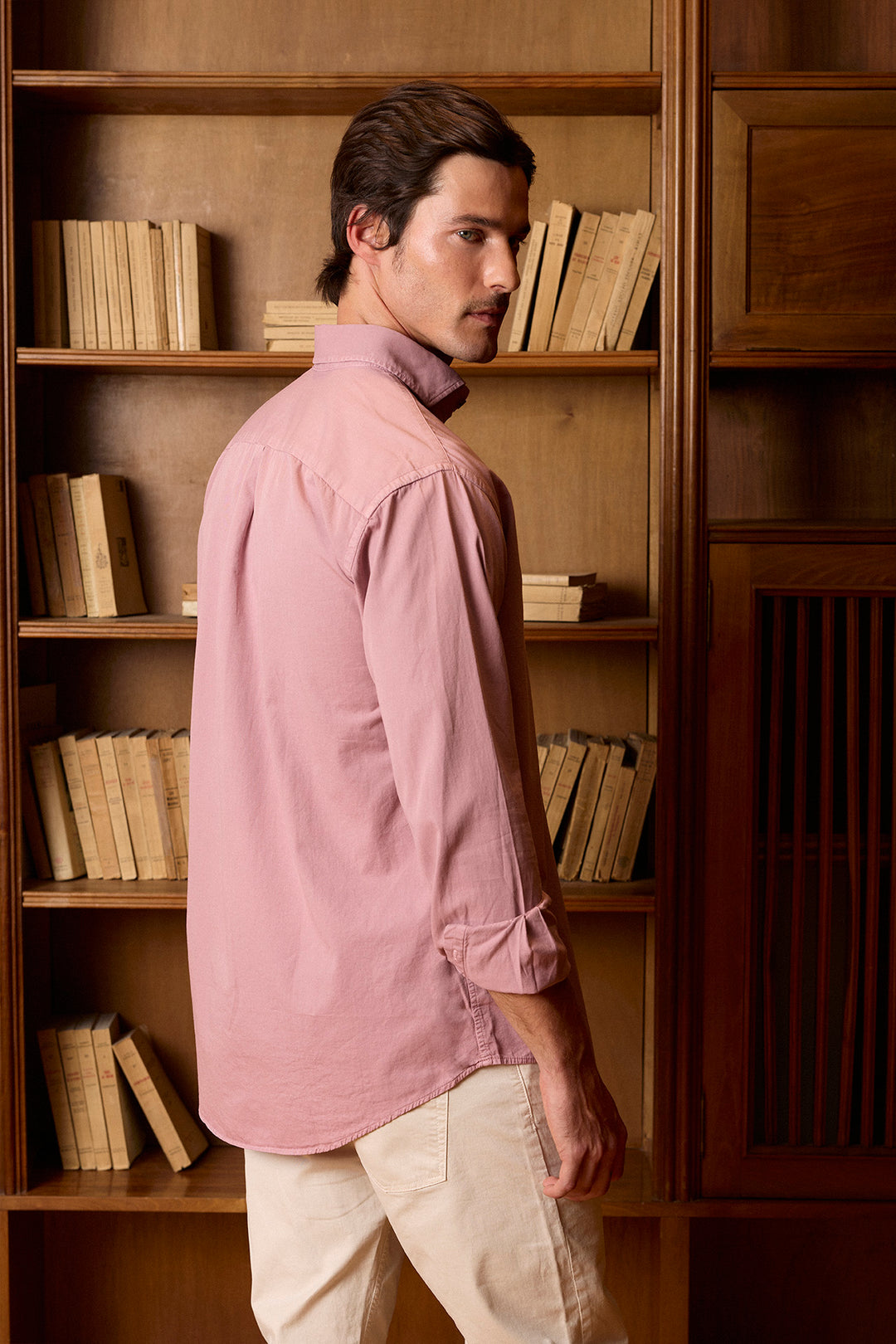 Navy Blue Honeycomb Shirt 100% Cotton