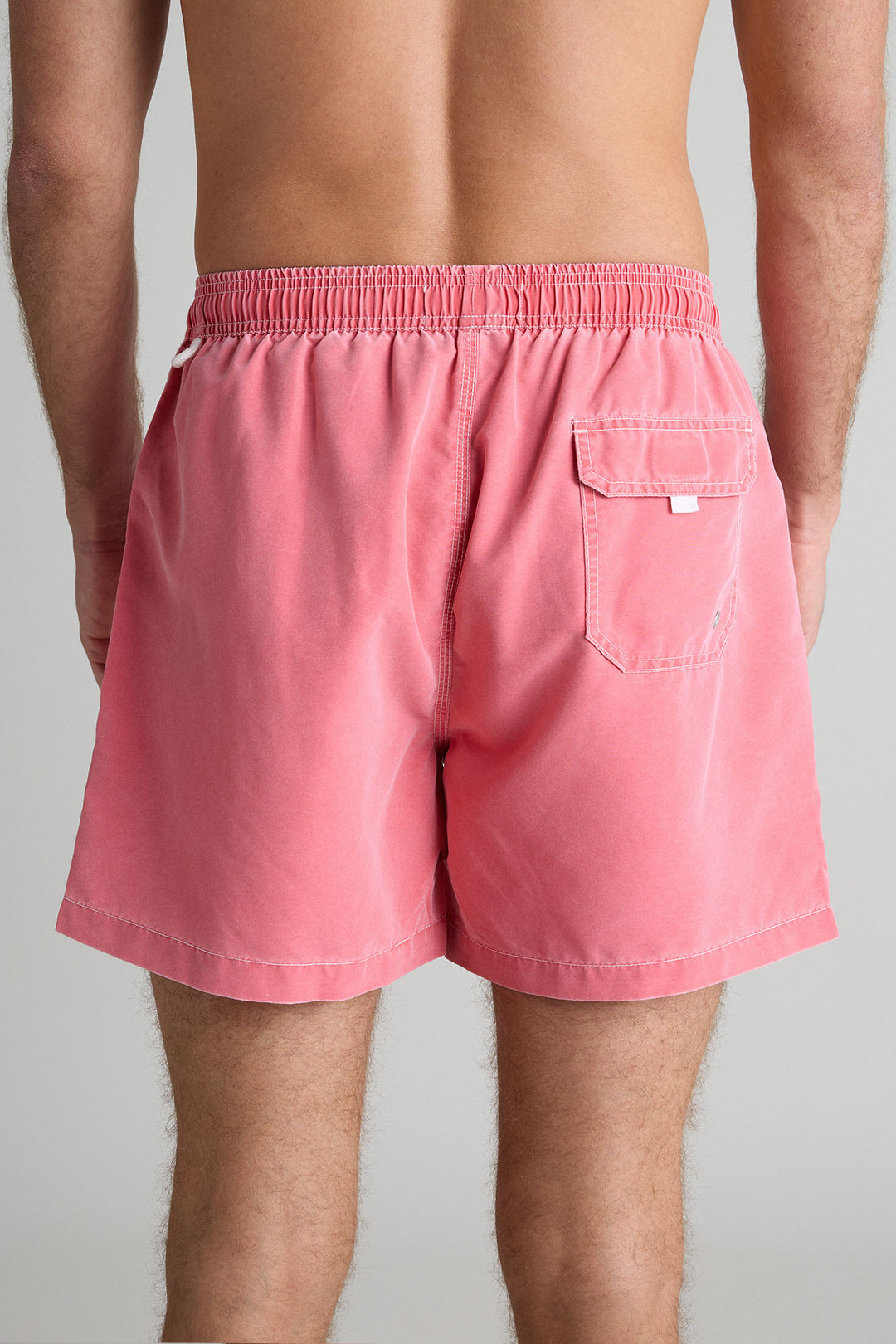 Kiff Kiff Plain Red Worn Swimsuit