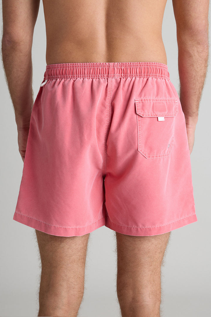 Kiff Kiff Plain Red Worn Swimsuit