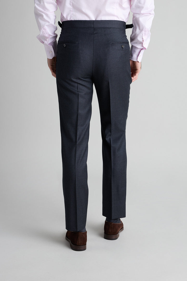 Dress Pants with Extended Waist Medium Gray