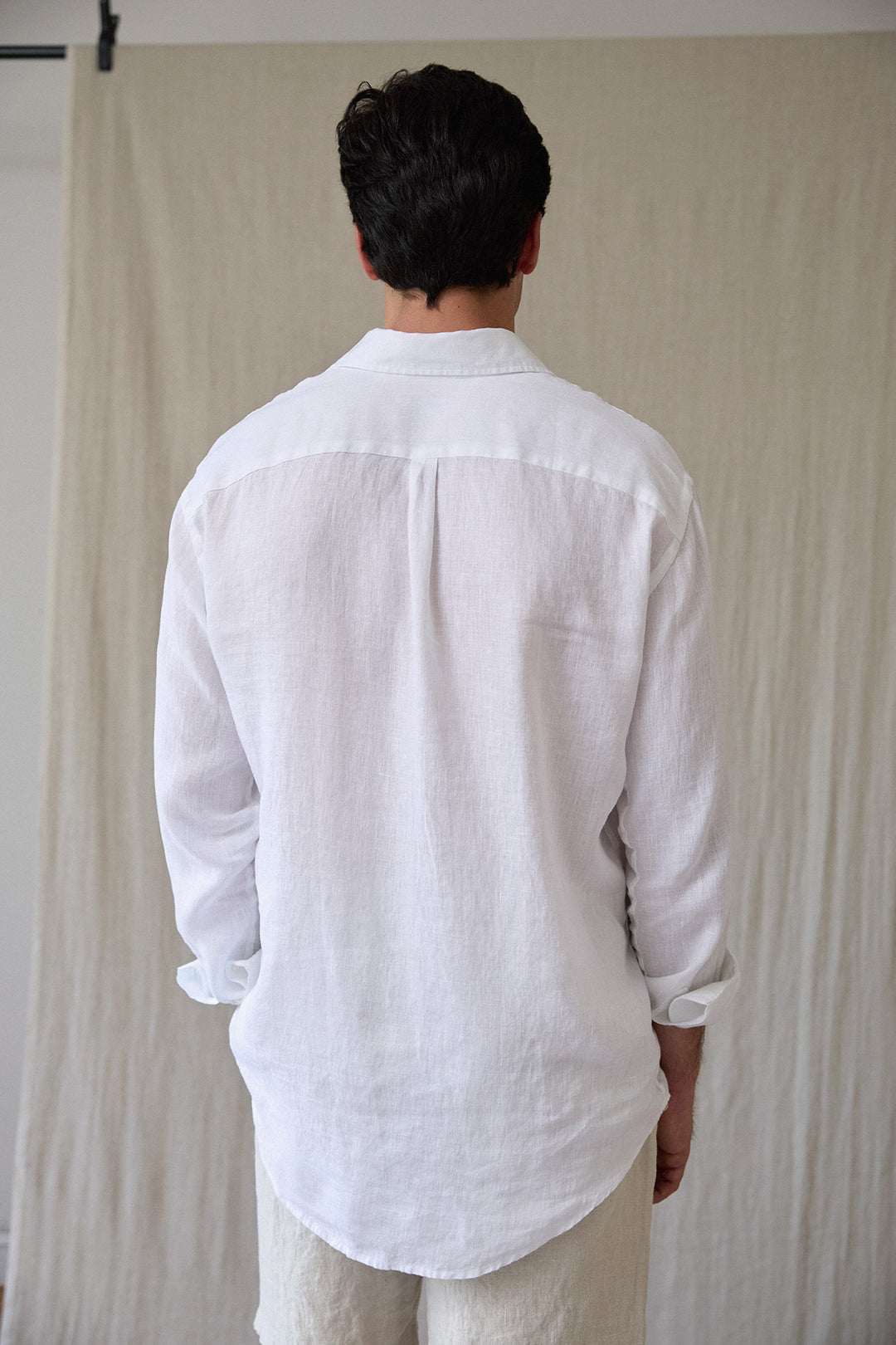 Camisa Cove Lino Blanco