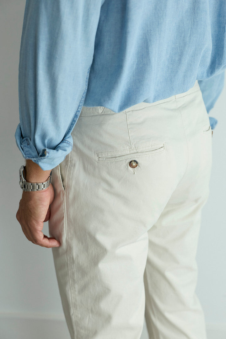 Calça Chino de Algodão Gelado