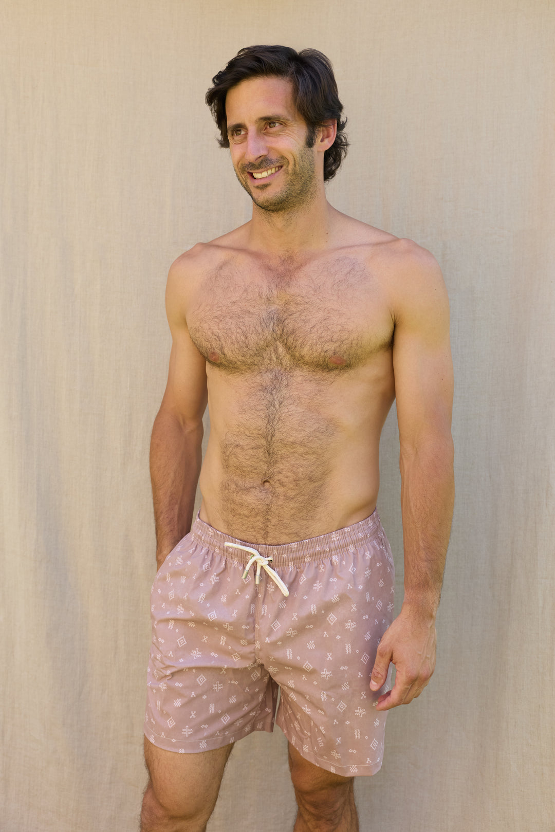 Traje de Baño Terracota Marrón Tostado