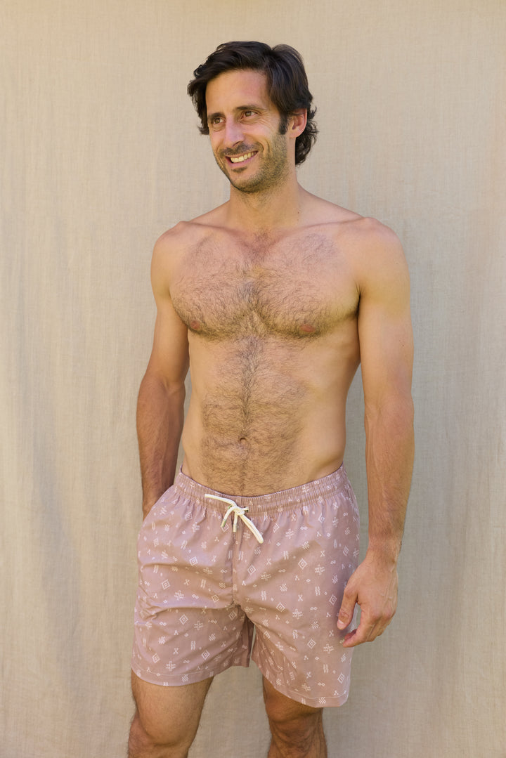 Traje de Baño Terracota Marrón Tostado