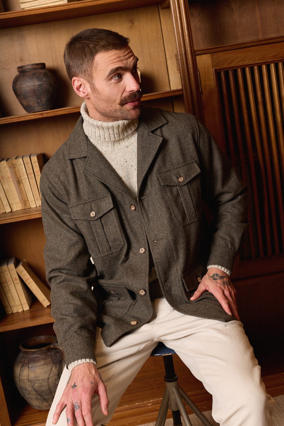 Sobrecamisa Espiga Verde