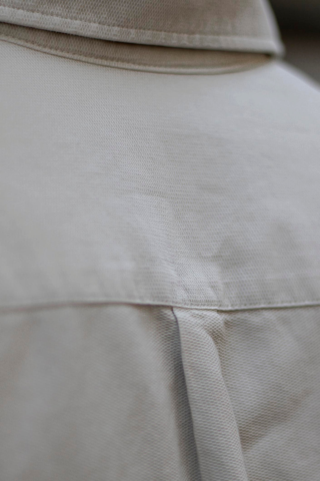 Sand Beige Honeycomb Shirt 100% Cotton