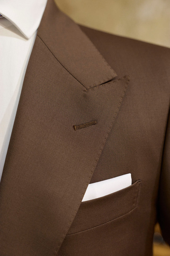 Chaqué MTM Marrón Caoba 3 Piezas