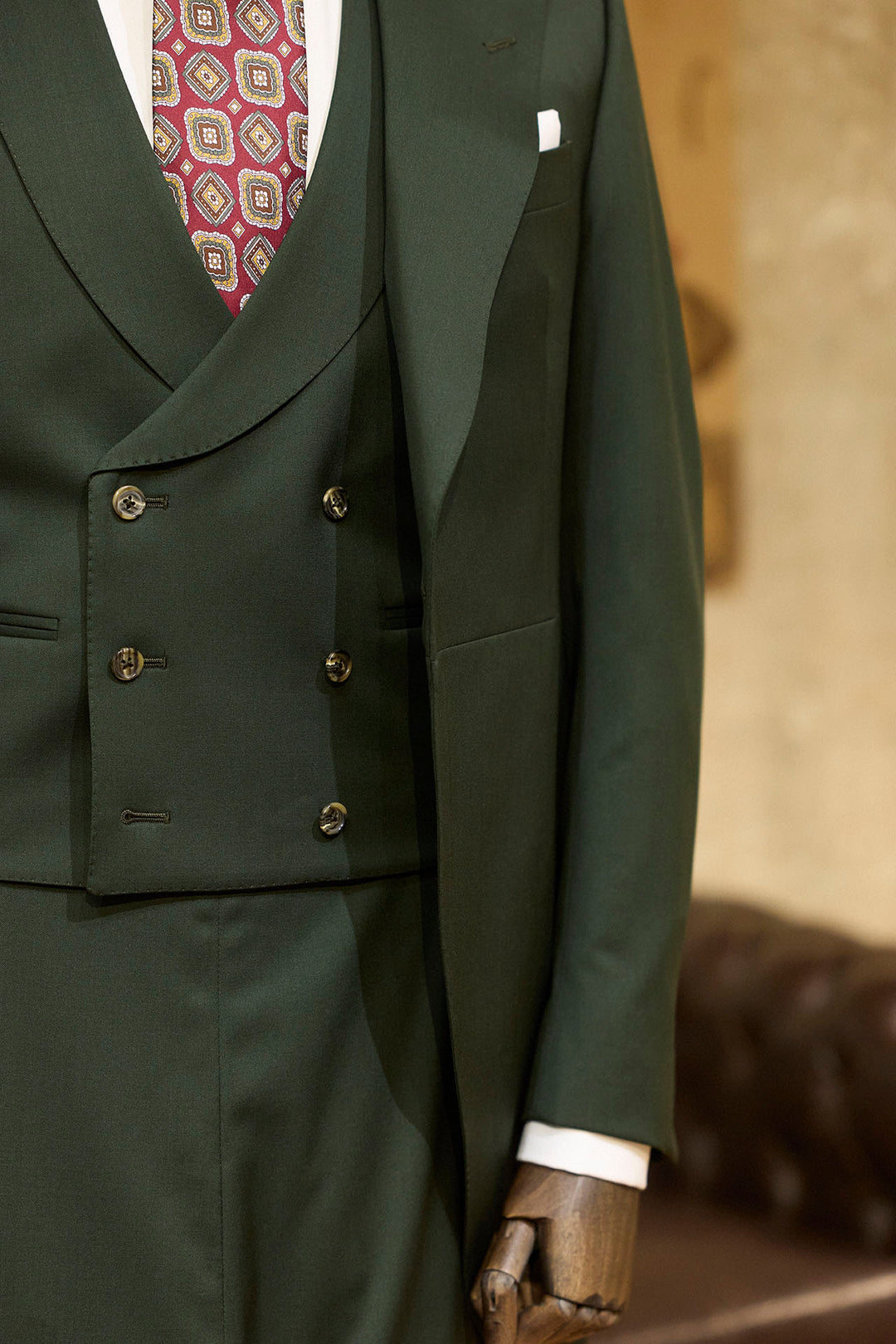Chaqué MTM Verde Jade 3 Piezas