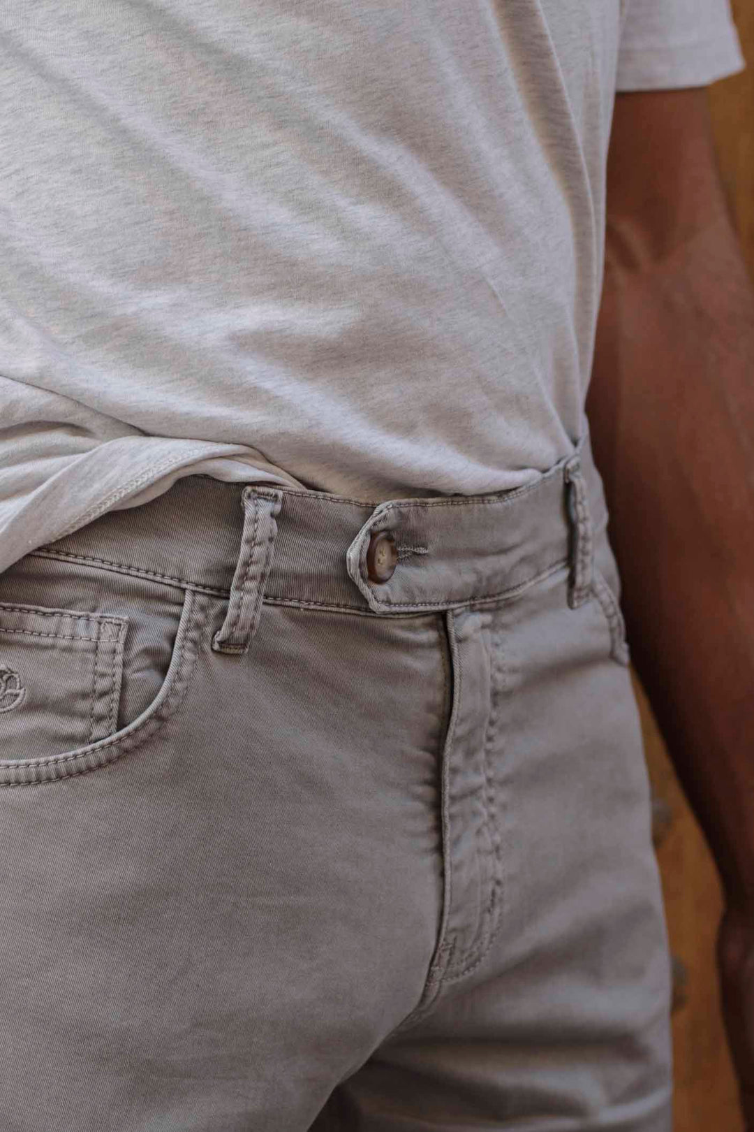 Ash Gray 5 Pocket Pants