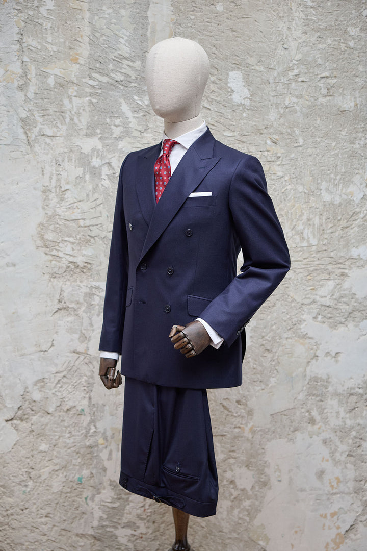 Navy Blue Double Breasted MTM Suit