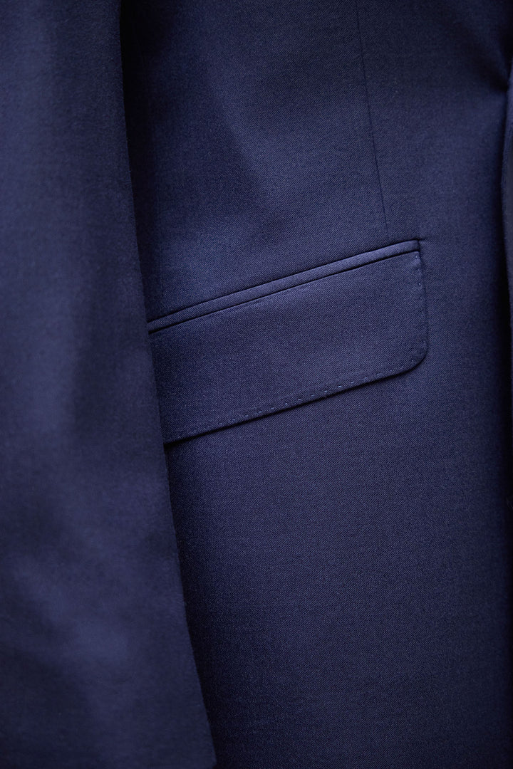 Navy Blue Double Breasted MTM Suit