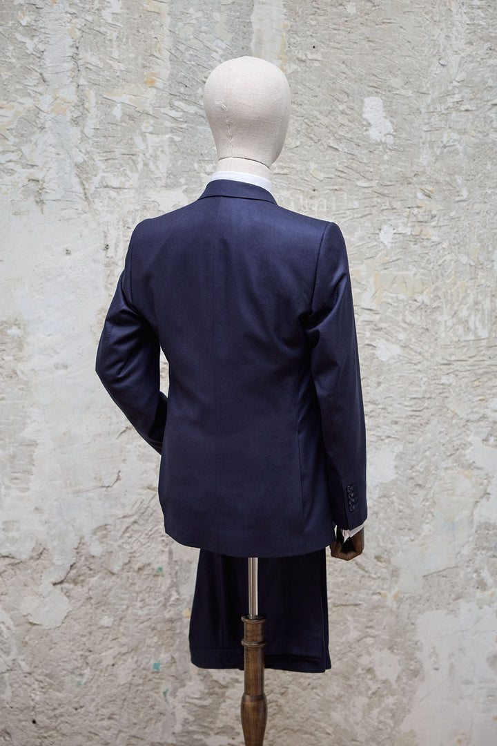 Navy Blue Double Breasted MTM Suit