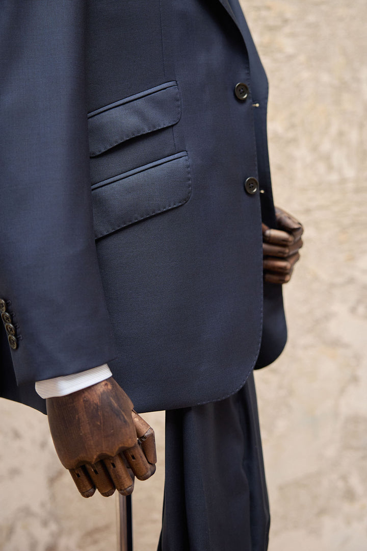 Traje 2 Piezas Azul Marino Príncipe de Gales