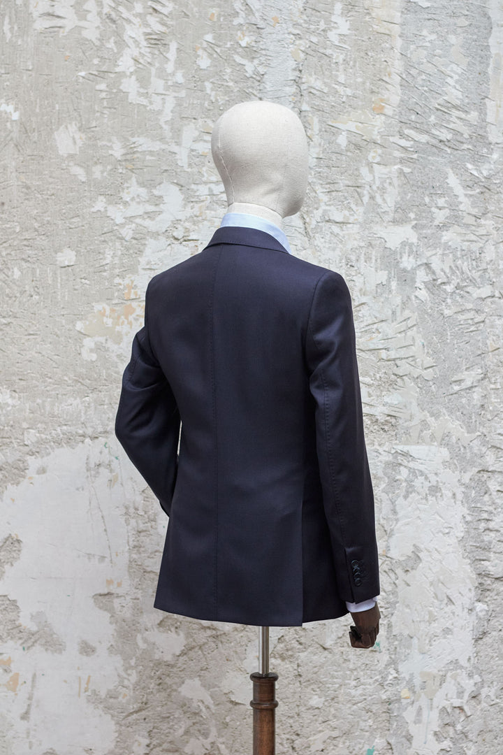 Navy Dress Suit Jacket Classic Lapel 9.5 cm