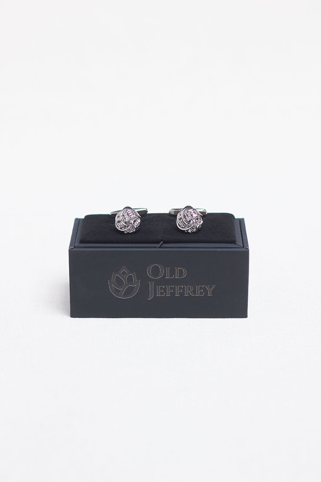 Silver Blue Diamond Frame Ceremony Cufflink