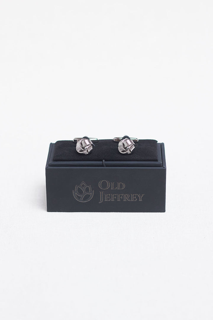 Silver Blue Diamond Frame Ceremony Cufflink