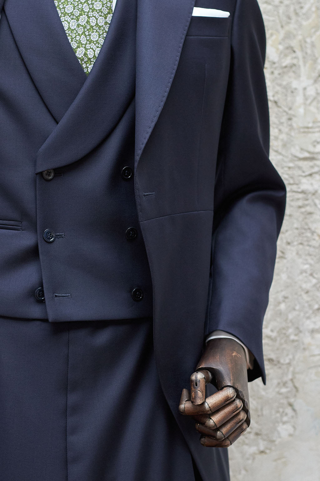 Chaqué RTW 3 Piezas Azul Marino Vitale