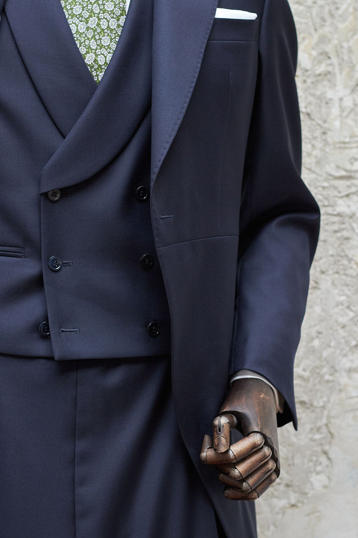 Chaqué RTW 3 Piezas Azul Marino Vitale