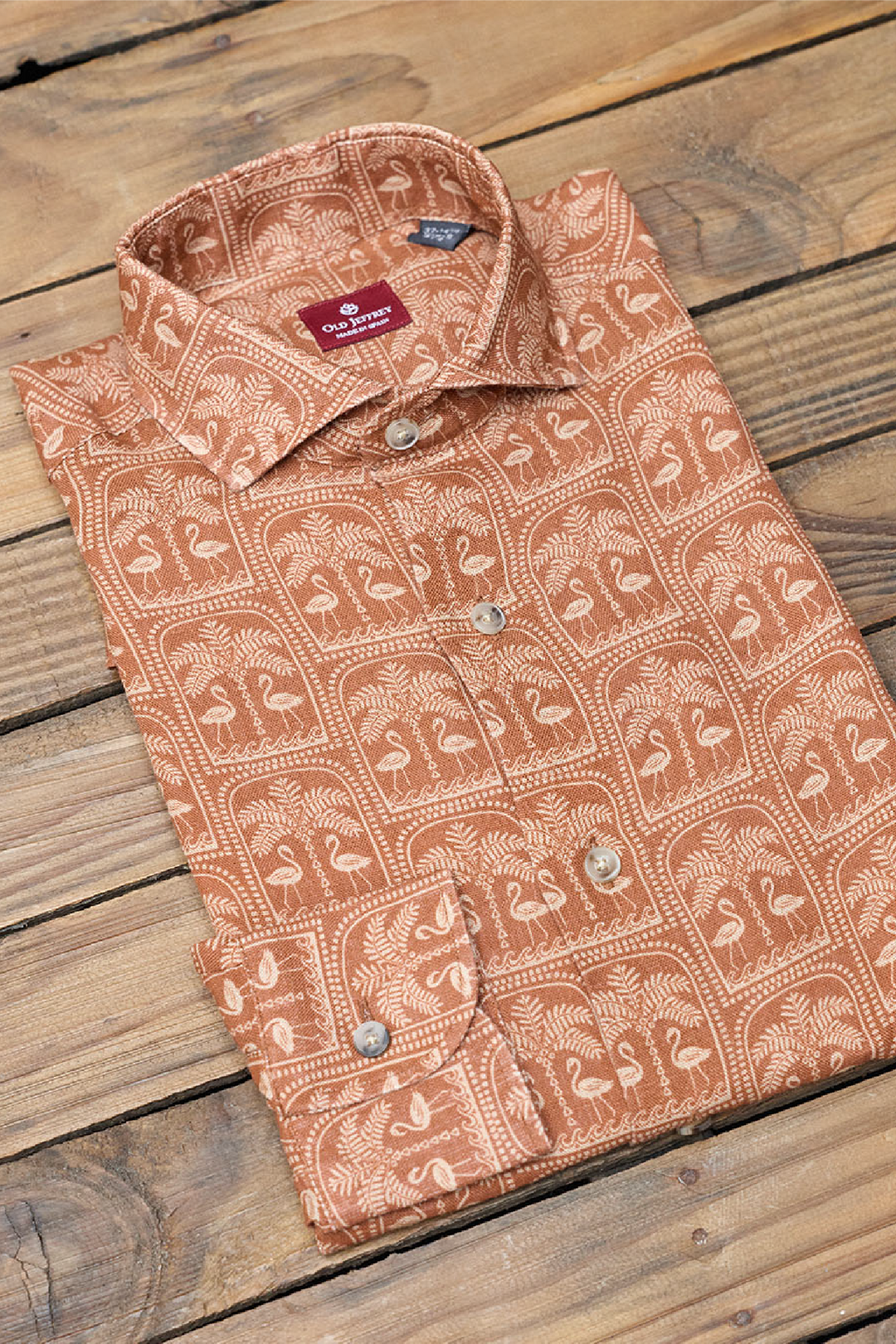 Aloha Tile Linen Shirt