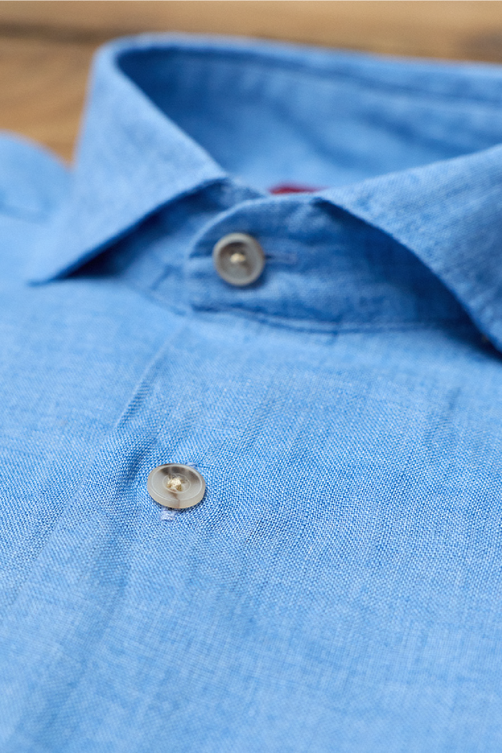 Portofino Linen Shirt Blue