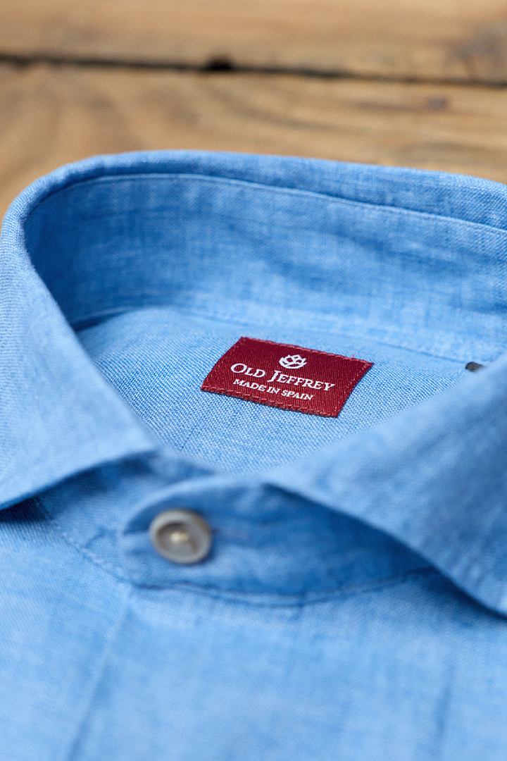 Portofino Linen Shirt Blue