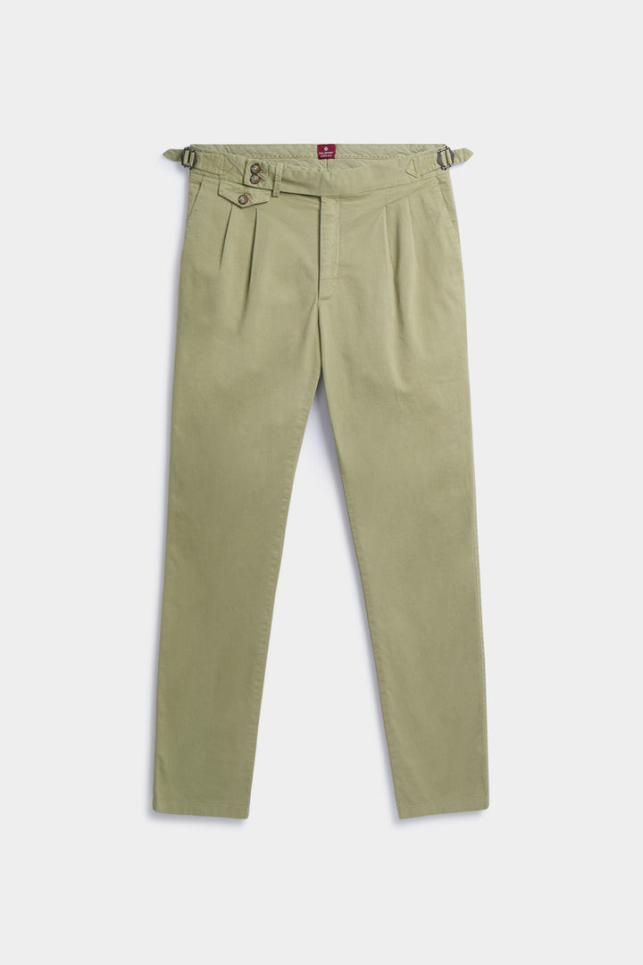 Calça Chino Sartorial de Algodão Caqui Claro