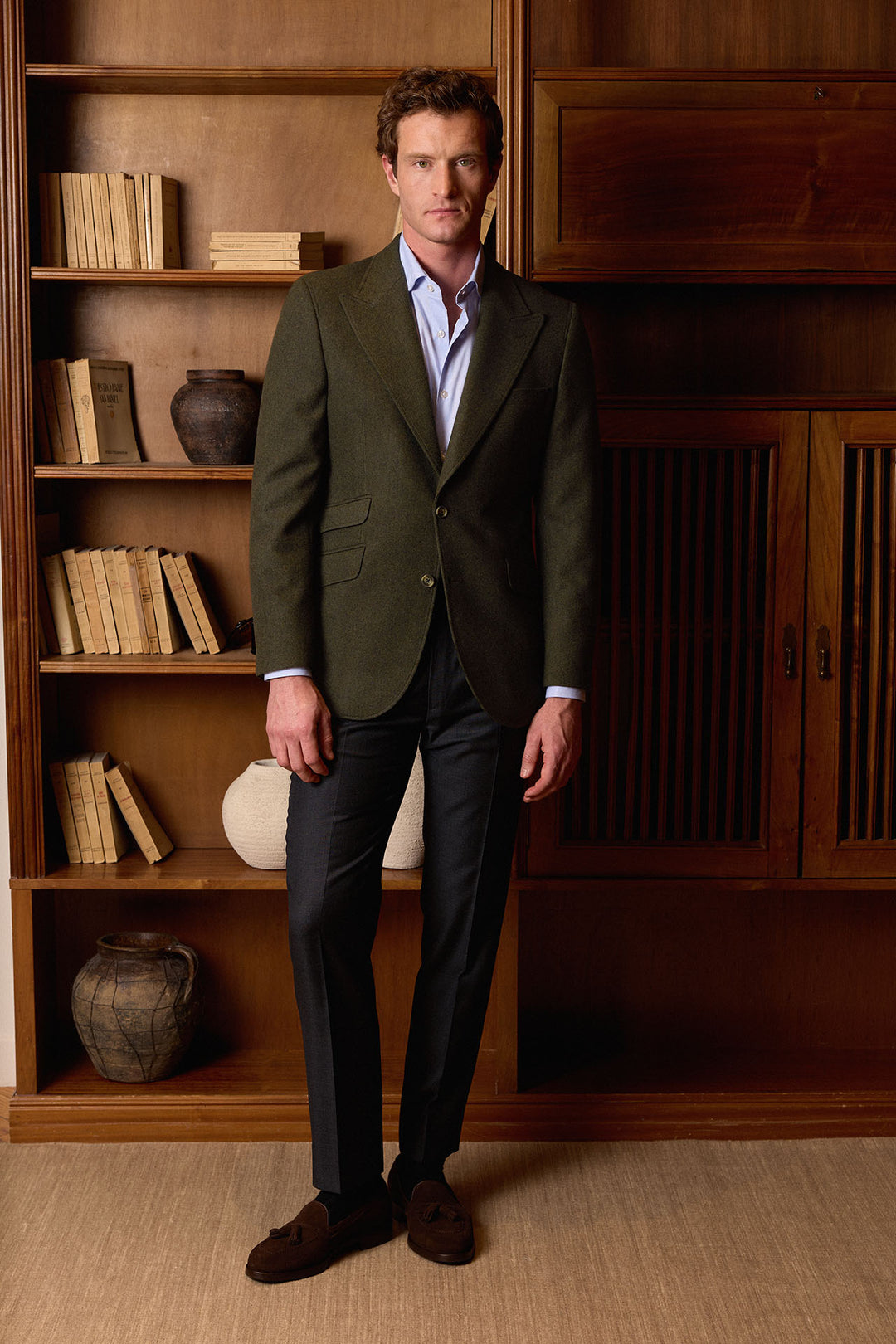 Americana Lana Verde Pino