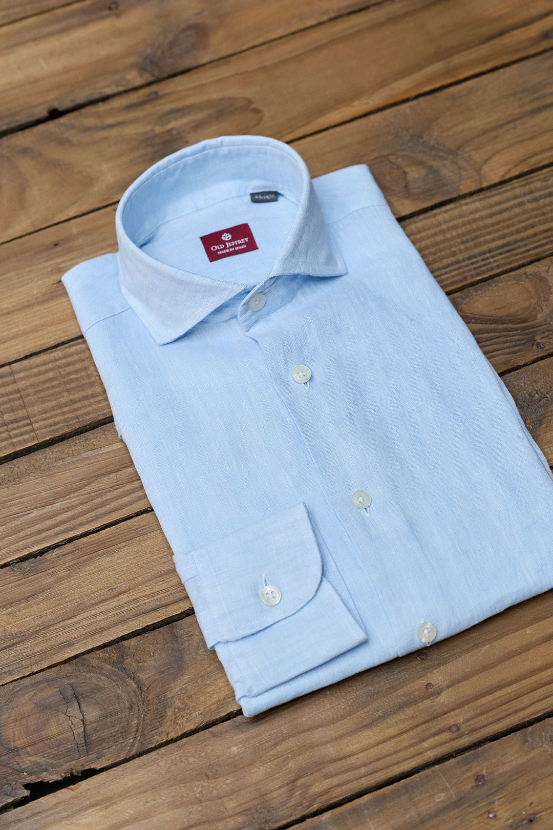 Camisa Byron Lino Celeste