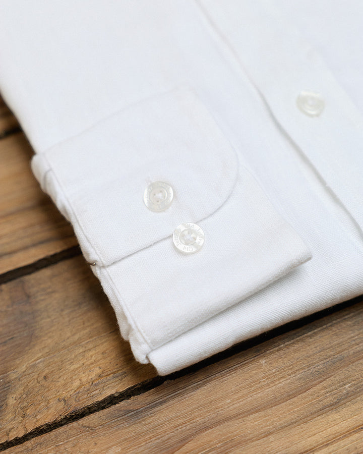 Camisa Clásica 100% Lino Blanco
