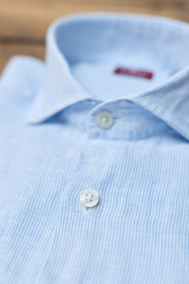 Camisa Lino Mil Rayas Fina