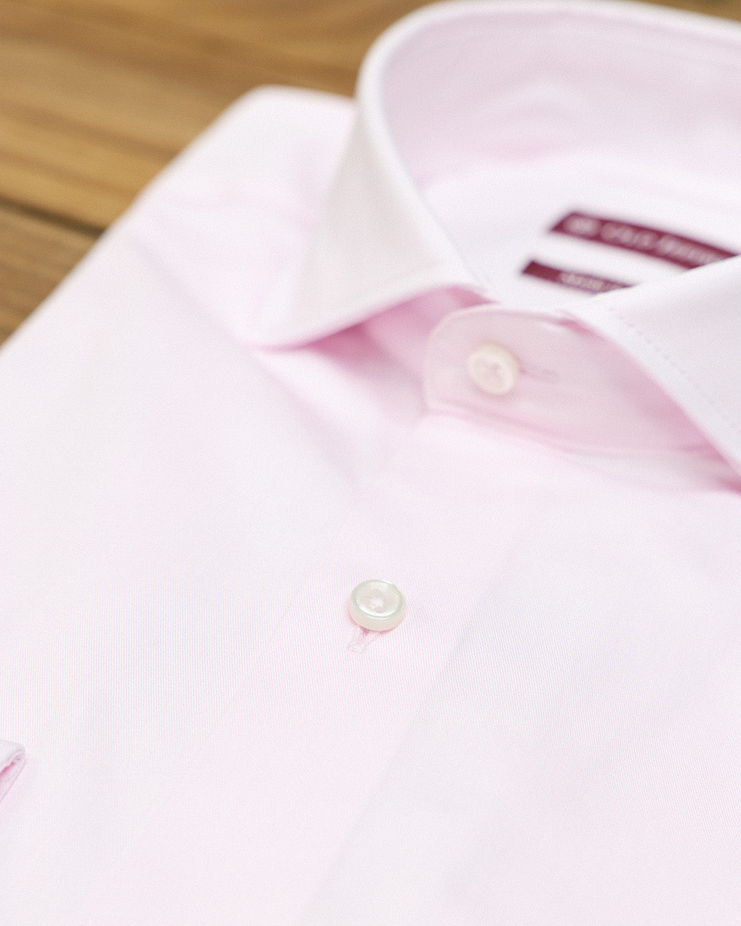 Camisa Vestir Rosa Lisa