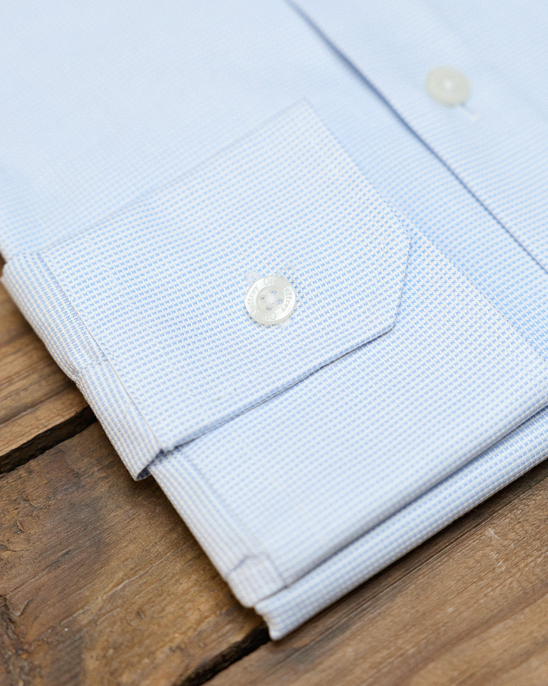 Plain Light Blue Dress Shirt WITH Cufflinks