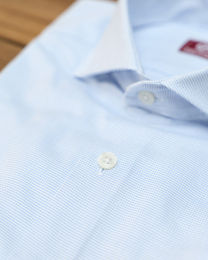 Plain Light Blue Dress Shirt WITH Cufflinks