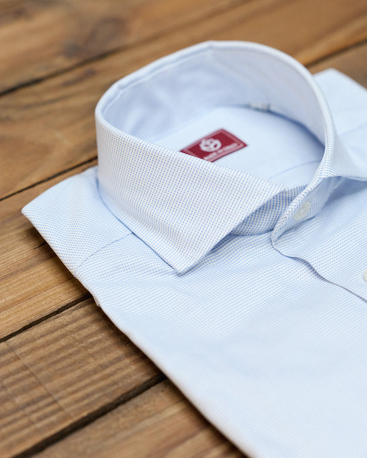 Plain Light Blue Dress Shirt WITH Cufflinks