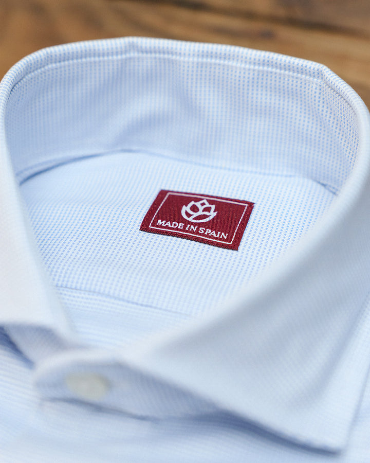 Plain Light Blue Dress Shirt WITH Cufflinks